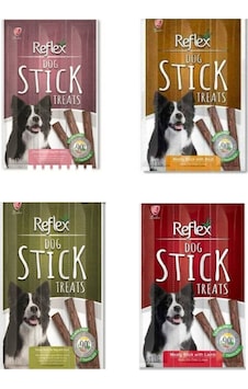 Reflex Stick Mix Köpek Yetişkin Ödül Mama 4'lü 3 x 11 G Reflex Stick Mix Köpek Yetişkin Ödül Mama 4'lü 3 x 11 G