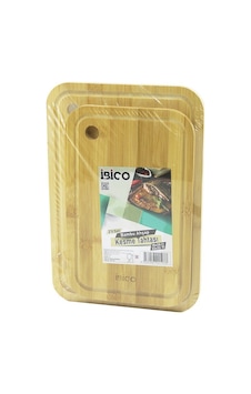 İbico İ22-197 2 Parça Set Oval Kenarlı Kanallı Yuvarlak Kulplu Ahşap Bambu Kesim Panosu 18x28x1cm 22x32x1cm TABLO İbico İ22-197 2 Parça Set Oval Kenarlı Kanallı Yuvarlak Kulplu Ahşap Bambu Kesim Panosu 18x28x1cm 22x32x1cm TABLO