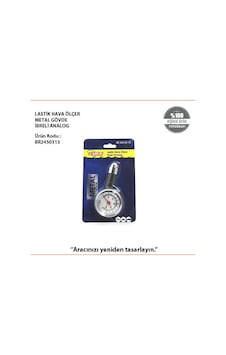 Lastik Hava Ölçer Metal Gövde İbreli Analog Lastik Hava Ölçer Metal Gövde İbreli Analog