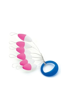 Float Oval 7x15mm White/pink 6 Yüzdürücü Stoper