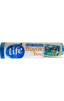 Life Büyük Boy Çöp Torbası Mavi 65 x 80 CM