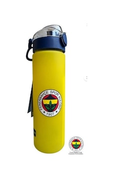 Fenerbahçe Tritan Matara Sarı 630ml Bej Fenerbahçe Tritan Matara Sarı 630ml Bej