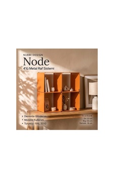 Node 4'lü Modüler Metal Tezgah Üstü Mutfak Rafı Ve Konsol Düzenleyici Stand 33x33 Cm Turuncu - 943953504 Turuncu Node 4'lü Modüler Metal Tezgah Üstü Mutfak Rafı Ve Konsol Düzenleyici Stand 33x33 Cm Turuncu - 943953504 Turuncu