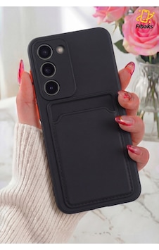 Fibaks Galaxy S20 Fe Uyumlu Kılıf Kamera Korumalı Kartlıklı Cüzdanlı Kırmızı Tuşlu Siyah Silikon Kapak Fibaks Galaxy S20 Fe Uyumlu Kılıf Kamera Korumalı Kartlıklı Cüzdanlı Kırmızı Tuşlu Siyah Silikon Kapak