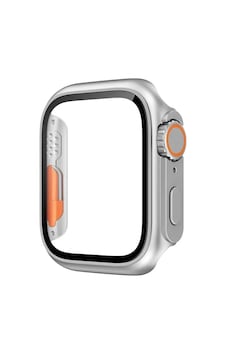 Forzacase Apple Uyumlu Watch Se 44mm Full Ekran Kasa Koruyucu Ve Watch Ultra Çevirici Kılıf - Fc398 Gümüş Forzacase Apple Uyumlu Watch Se 44mm Full Ekran Kasa Koruyucu Ve Watch Ultra Çevirici Kılıf - Fc398 Gümüş