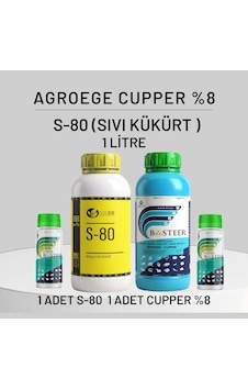 Agroege Cupper % 8 - Sıvı Kukurt S80 Set 1 LT