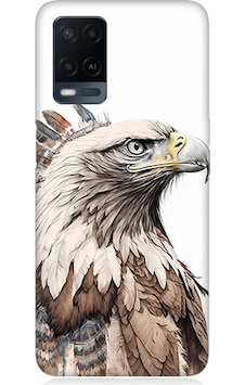 Oppo A54 Uyumlu Silikon Kılıf Savaşçı Kartal Oppo A54 Uyumlu Silikon Kılıf Savaşçı Kartal
