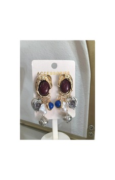 Linalya Jewelry Charm Küpe Çok Renkli Linalya Jewelry Charm Küpe Çok Renkli