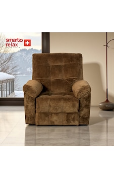 Smarto Relax Tv Koltuğu Roma Manuel Sırt Dayama Ergonomik Kadife Polyester Kahverengi Dekoratif Baba Koltuğu Kahverengi Smarto Relax Tv Koltuğu Roma Manuel Sırt Dayama Ergonomik Kadife Polyester Kahverengi Dekoratif Baba Koltuğu Kahverengi