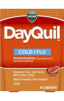 Vicks DayQuil Cold & Flu Multi-Symptom LiquiCaps 24 Capsul