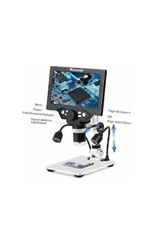 7'' Hdmı Dijital Mikroskop 1200X Ips Ekranlı Lehimleme Mikroskobu