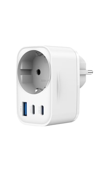 G854 Premium 30w Gan Hızlı Şarj Başlığı Ve Ac Priz Çoğaltıcı - Beyaz G854 Premium 30w Gan Hızlı Şarj Başlığı Ve Ac Priz Çoğaltıcı - Beyaz