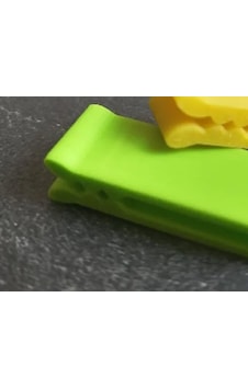 3d Baskı Çok Amaçlı Poşet Ağzı Kapatma Klipsi 20'li Set Gıda Poşeti Ve Kablo Sıkıştırıcı Klips - Yeşil