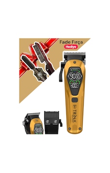 0079 Sarı Profesyonel Saç Kesme Makinası 9000 Rpm / 126 Xx Fade Fırça Hediyeli 0079 Sarı Profesyonel Saç Kesme Makinası 9000 Rpm / 126 Xx Fade Fırça Hediyeli