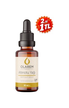 Olarem Essence Altınotu Yağı Helichrysum İtalicum Maserasyon Ekstraksiyon Yağı 30 Ml Damlalıklı Cam Şişe
