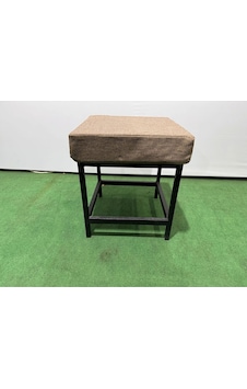 Metal Ayaklı Sırtsız Bank Puf Bench Balkon-bahçe-kafe-çay Seti Pufu Cappuccino Metal Ayaklı Sırtsız Bank Puf Bench Balkon-bahçe-kafe-çay Seti Pufu Cappuccino