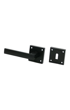 4 Takım Pratik Lama Oda Siyah Rozetli Kapı Kolu Bx40 4 Takım Pratik Lama Oda Siyah Rozetli Kapı Kolu Bx40