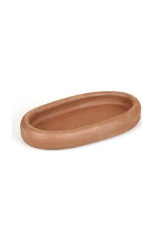 29cm 2'li Set Toprak Güveç Fırın Kabı Oval Tava Çok Renkli 29cm 2'li Set Toprak Güveç Fırın Kabı Oval Tava Çok Renkli