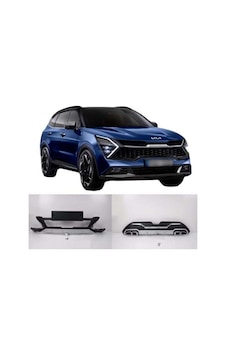 Kia Sportage 2021+ Sonrası Uyumlu Ön Arka Difüzör Kia Sportage 2021+ Sonrası Uyumlu Ön Arka Difüzör