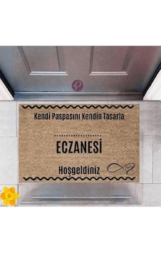 Kapı Önü Paspası Dekoratif Dijital Baskı Eczanesi P-2560 Renkli Kapı Önü Paspası Dekoratif Dijital Baskı Eczanesi P-2560 Renkli
