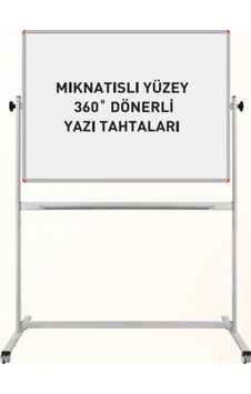 Mıknatıslı Yüzey 360° Dönerli Yazı Tahtası Mıknatıslı Yüzey 360° Dönerli Yazı Tahtası