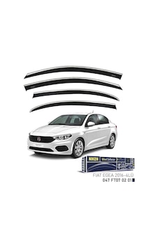 Niken Fiat Egea Cam Rüzgarlığı Kromlu 4'lü 2016+ Sonrası Niken Fiat Egea Cam Rüzgarlığı Kromlu 4'lü 2016+ Sonrası
