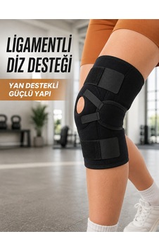 Emvera Ligamentli Sporcu Dizliği Patella Destekli Ayarlanabilir Bantlı Diz Koruyucu Sarı Emvera Ligamentli Sporcu Dizliği Patella Destekli Ayarlanabilir Bantlı Diz Koruyucu Sarı