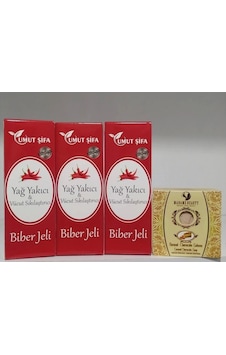 3 Adet Biber Jeli + Bitkisel Karamel Sabun 3 Adet Biber Jeli + Bitkisel Karamel Sabun