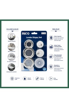 Bezos Lavabo Süzgeç Ve Tapa Seti Bzs01 Bezos Lavabo Süzgeç Ve Tapa Seti Bzs01