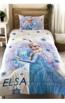 Elsa Dijital Baskı Yorgan Ve Yastı Kılıfı Elsa Dijital Baskı Yorgan Ve Yastı Kılıfı