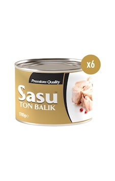 Sasu Klasik Ton Balığı Bütün Dilim 6 x 1705 G Sasu Klasik Ton Balığı Bütün Dilim 6 x 1705 G