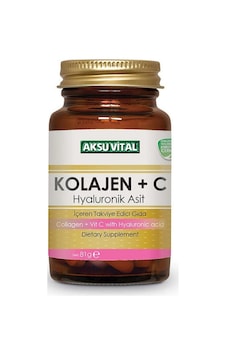 Aksu Vital Kolajen + C Vitamini & Hyaluronik Asit 60 Tablet