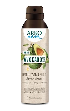 Arko Nem Değerli Yağlar Serisi Avokado Sprey Krem 150 ML Arko Nem Değerli Yağlar Serisi Avokado Sprey Krem 150 ML