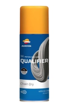 Repsol Qualifier Chain Dry Kuru Motosiklet Zincir Yağı 400 Ml Repsol Qualifier Chain Dry Kuru Motosiklet Zincir Yağı 400 Ml