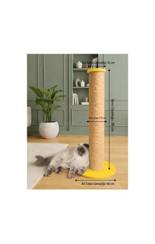 Xxl Kedi Tırmalama Direği- 85 Cm Uzunluk 13 Cm Çapında. Xxl Kedi Tırmalama Direği- 85 Cm Uzunluk 13 Cm Çapında.