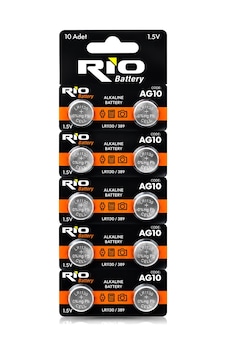 Düğme Pil Alkalin 1.5v 10lu Kart Düğme Pil Alkalin 1.5v 10lu Kart