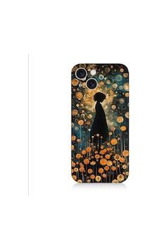 Apple Uyumlu iPhone 15 Plus Yalnız Kadın Desenli Silikon Kılıf Silikon Apple Uyumlu iPhone 15 Plus Yalnız Kadın Desenli Silikon Kılıf Silikon
