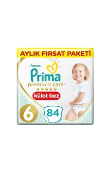 Prima Külot Bez Premium Care 6 Beden 15+ KG Aylık Fırsat Paketi 84 Adet Prima Külot Bez Premium Care 6 Beden 15+ KG Aylık Fırsat Paketi 84 Adet