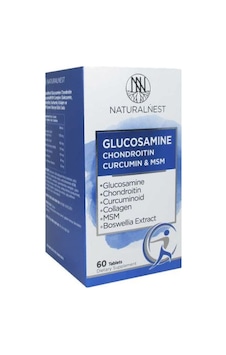 Natural Nest Glucosamine Chondroitin Curcumin & Msm Complex 60 Ta Natural Nest Glucosamine Chondroitin Curcumin & Msm Complex 60 Ta