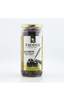 Kroisos Gemlik Salamura Organik Siyah Zeytin Cam 310 G Kroisos Gemlik Salamura Organik Siyah Zeytin Cam 310 G