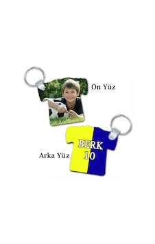 Fanatik Taraftar Forma Anahtarlık - İsim Ve Fotoğraf Baskılı Fanatik Taraftar Forma Anahtarlık - İsim Ve Fotoğraf Baskılı