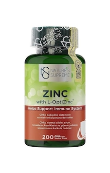 Nature's Supreme Zinc 15 Mg 200 Kapsül Nature's Supreme Zinc 15 Mg 200 Kapsül