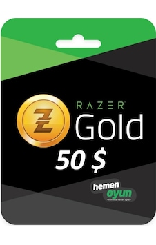 Hemenoyun Razer Gold 50 Usd Dolar Hemenoyun Razer Gold 50 Usd Dolar