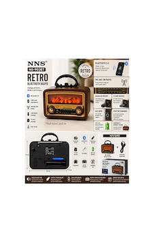 Nns Ns-903bt Retro Bluetooth Radyo 1800 Mah Usb Tf Kart Fm/am/sw Taşınabilir Radyo Kahverengi - 913593976 Nns Ns-903bt Retro Bluetooth Radyo 1800 Mah Usb Tf Kart Fm/am/sw Taşınabilir Radyo Kahverengi - 913593976