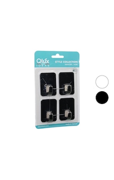 Lunaev 4pcs Cloud Askı No-2 Siyah - Beyaz Plastik Yapışkanlı Montaj 50cm Lunaev 4pcs Cloud Askı No-2 Siyah - Beyaz Plastik Yapışkanlı Montaj 50cm