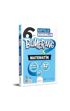 Günay 6. Sınıf Bumerang Matematik 32 Haftalık Denemeler Günay 6. Sınıf Bumerang Matematik 32 Haftalık Denemeler