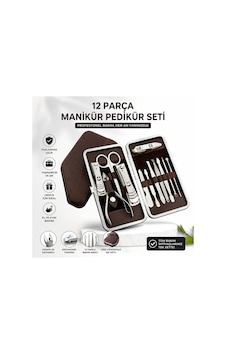 12 Parça Çanta Tipi Manikür Pedikür Tırnak Bakım Seti Çantalı Hepsi Bir Arada Set Paslanmaz Çelik Cımbız Tırnak Makası Törpü Yan Kesme Makas El Ve Ayak Bakım Seti 12 Parça Çanta Tipi Manikür Pedikür Tırnak Bakım Seti Çantalı Hepsi Bir Arada Set Paslanmaz Çelik Cımbız Tırnak Makası Törpü Yan Kesme Makas El Ve Ayak Bakım Seti