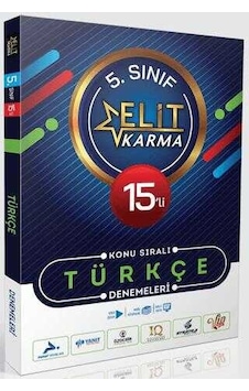 Elit Karma 5. Sınıf 15 Li Konu Sıralı Türkçe Denemeleri