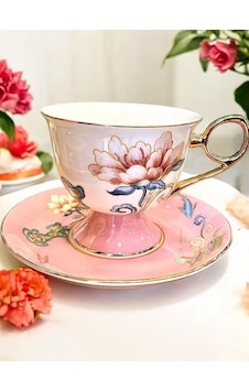 Roykıng Zoa 2 Li Çay Fincanı Bone Chına Pembe Roykıng Zoa 2 Li Çay Fincanı Bone Chına Pembe