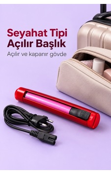 Dalga Ve Bukle Oluşturan Seyahat Tipi Saç Şekillendirici - Lisinya Çok Renkli Dalga Ve Bukle Oluşturan Seyahat Tipi Saç Şekillendirici - Lisinya Çok Renkli